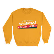 Load image into Gallery viewer, Voto por Mas Viviendas Sweatshirts