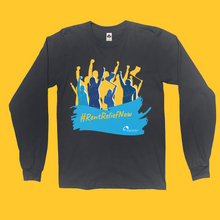Load image into Gallery viewer, #RentReliefNow with Crowds Long Sleeve Shirts